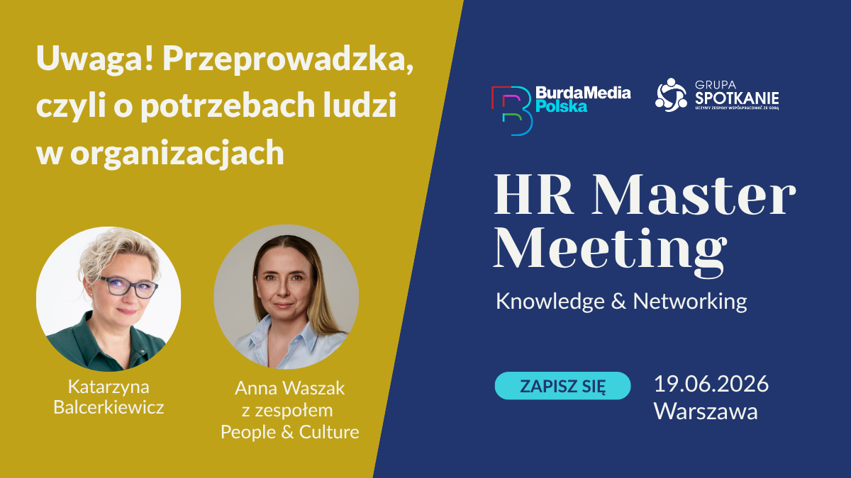 Image placed below intro section for event HR Master Meeting Grupa Spotkanie I Burda