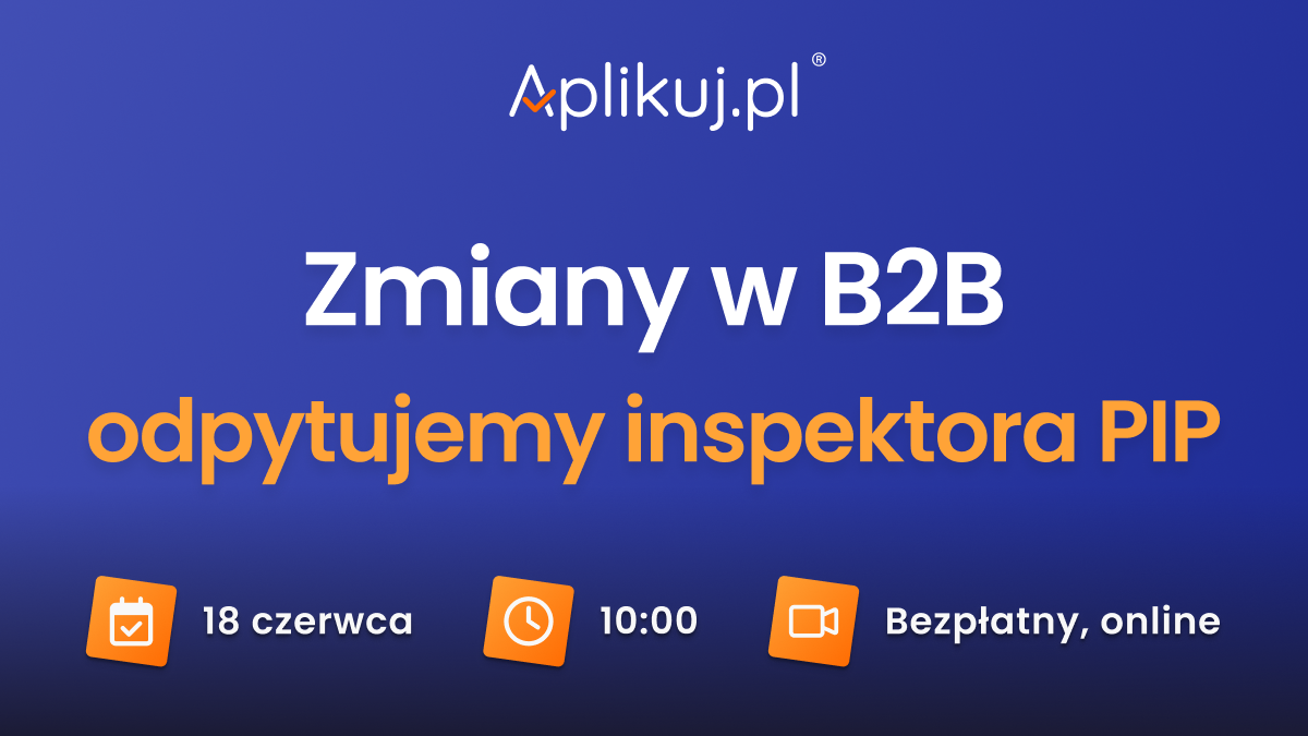 Image placed below experts section for event B2B na papierze, etat w rzeczywistości? Webinar z inspektorem PIP