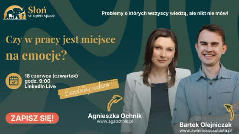Czy w pracy jest miejsce na emocje? - bezpłatny webinar