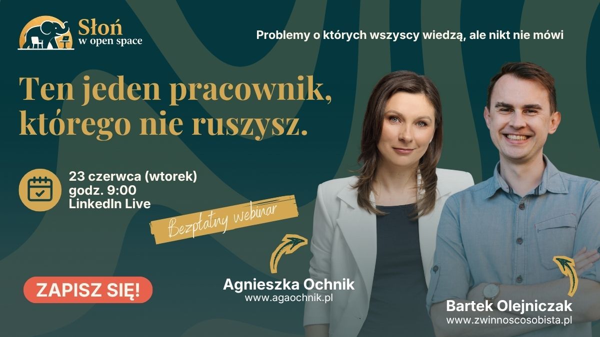 Image placed below intro section for event Ten jeden pracownik, którego nie ruszysz. Ile naprawdę kosztuje firmę jego immunitet?