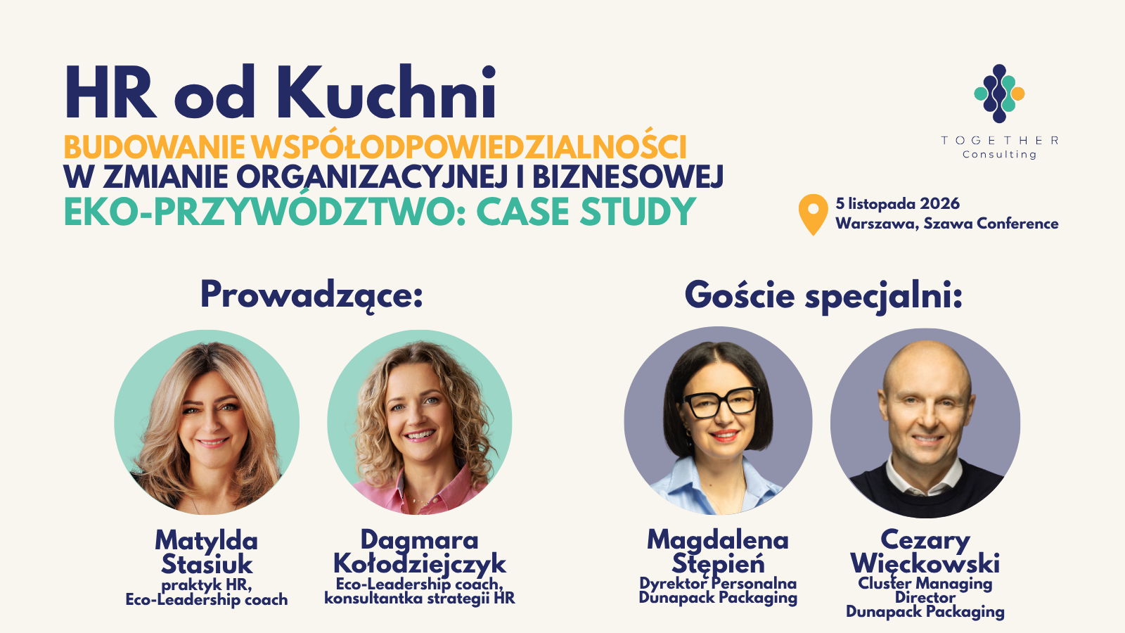 Image placed below intro section for event HR od Kuchni: Budowanie współodpowiedzialności w zmianie organizacyjnej i biznesowej: case study